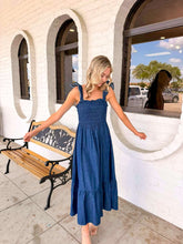 Load image into Gallery viewer, Even Now Dark Denim Dress
