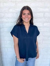 Load image into Gallery viewer, Rock Your Way Navy Top