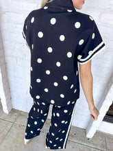 Load image into Gallery viewer, Polka Dot Fever Black Pant Set