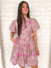Load image into Gallery viewer, THML Where Love Grows Pink Dress
