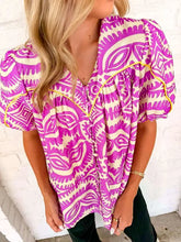 Load image into Gallery viewer, Time To Vacay Lavender Top