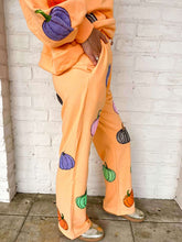 Load image into Gallery viewer, Queen Of Sparkles Orange Multi Pumpkin Sweat Pant