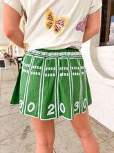 Load image into Gallery viewer, Queen Of Sparkles Football Field Skort