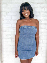 Load image into Gallery viewer, Priority Decisions Denim Dress