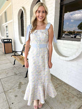 Load image into Gallery viewer, Light The Way Blue Midi Dress
