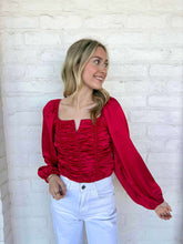 Load image into Gallery viewer, Made For Now Red Bodysuit