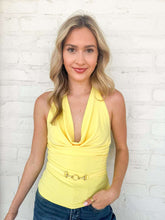 Load image into Gallery viewer, The Everything Yellow Halter Top