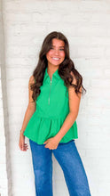 Load image into Gallery viewer, Keep A Secret Green Top
