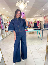 Load image into Gallery viewer, Reach Forward Denim Pant Set