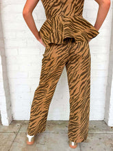 Load image into Gallery viewer, Eye Of The Tiger Brown Pants