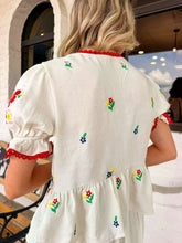 Load image into Gallery viewer, Fields Of Spring White Skirt Set