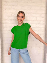 Load image into Gallery viewer, Ask Me Anything Green Top