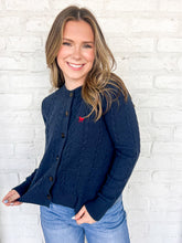 Load image into Gallery viewer, Falling For The Truth Navy Top