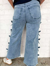 Load image into Gallery viewer, Seeing Bows Denim Pants