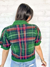 Load image into Gallery viewer, Holiday Fever Green Top