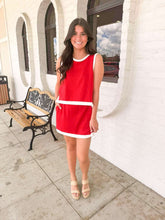 Load image into Gallery viewer, Little Bit Of Love Red Skort Set