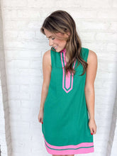 Load image into Gallery viewer, THML Take You There Green Dress