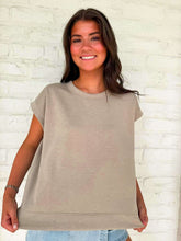 Load image into Gallery viewer, In A Daydream Ash Mocha Scuba Top