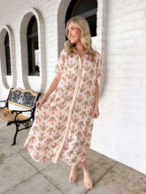 Load image into Gallery viewer, Rather Be Latte Floral Dress