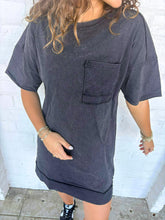 Load image into Gallery viewer, On The Roll Black Dress