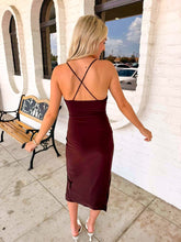Load image into Gallery viewer, Forever More Brown Midi Dress