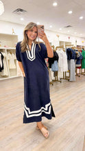 Load image into Gallery viewer, Describe The Way Navy Dress
