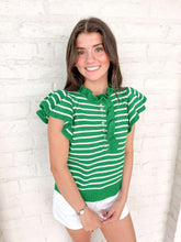 Load image into Gallery viewer, Renew Your Feelings Green Top