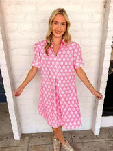 Load image into Gallery viewer, In The Middle Pink Printed Dress