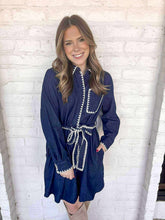 Load image into Gallery viewer, Wonderful Ways Denim Dress