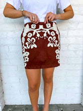 Load image into Gallery viewer, THML Here For It Brown Suede Skirt