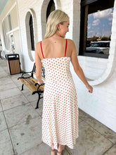 Load image into Gallery viewer, Calm Dreams White Red Dress