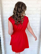 Load image into Gallery viewer, Totally Relaxed Red Dress