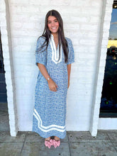 Load image into Gallery viewer, Vibe For The Day Blue Dress