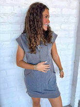 Load image into Gallery viewer, Where To Next Dark Gray Dress
