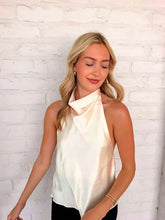 Load image into Gallery viewer, Hold Onto Memories Cream Halter Top