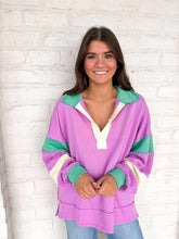 Load image into Gallery viewer, Hear Me Out Purple Long Sleeve