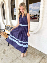 Load image into Gallery viewer, Easy Edge Navy Dress