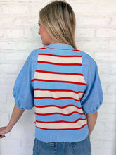 Load image into Gallery viewer, THML Starting Fresh Blue Top