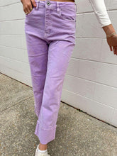 Load image into Gallery viewer, Reality Sets In Purple Denim Jean