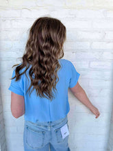 Load image into Gallery viewer, Simple Joy Light Blue Top