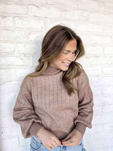 Load image into Gallery viewer, Just For Tonight Mocha Sweater