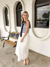 Load image into Gallery viewer, For The Record Navy Dress