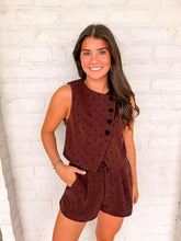 Load image into Gallery viewer, Stay With Me Brown Polka Dot Set