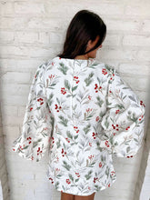Load image into Gallery viewer, Queen Of Sparkles White Holly Cotton Dress
