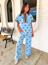 Load image into Gallery viewer, Polka Dot Fever Peri Blue Pant Set