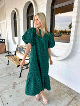 Load image into Gallery viewer, Forever Yours Hunter Green Midi Dress
