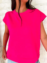 Load image into Gallery viewer, In A Daydream Hot Pink Scuba Top