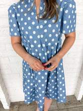 Load image into Gallery viewer, THML Dreams Are Alive Blue Dress