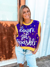 Load image into Gallery viewer, Queen Of Sparkles Purple Down Set Sparkle