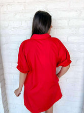 Load image into Gallery viewer, Calm Cool And Collected Red Dress